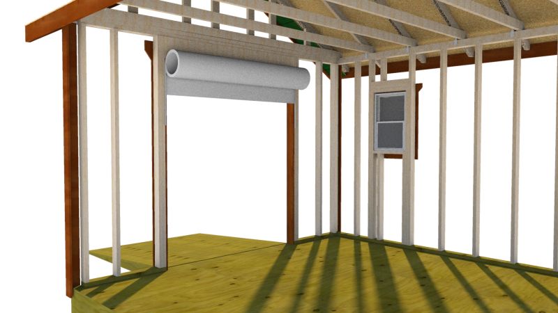 Roll Up Shed Doors, Picture Of Small Overhead Garage Doors For Sheds