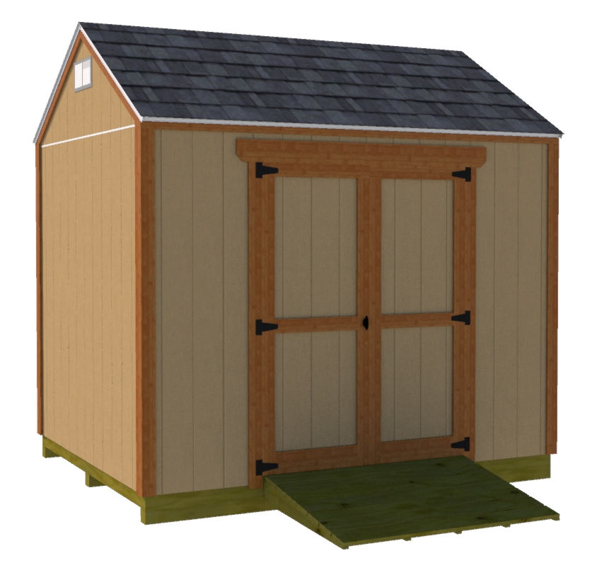 8x10 gable shed plans