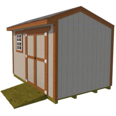 Diy 8x12 Shed Plans - Easy To Build Instant Pdf Building Plans