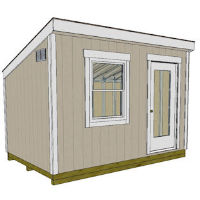 8x12 lean to shed plans.