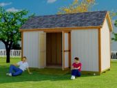 8x16 gable shed plans