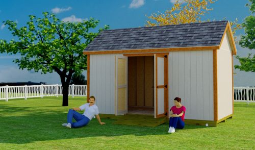 easy to build 8x16 gable shed