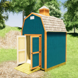 8x8 barn shed plan 300x300