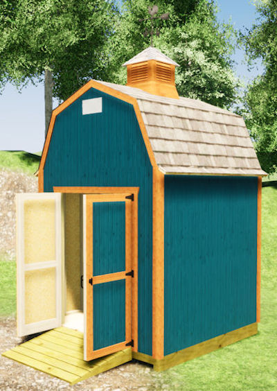 barn shed plans, small barn plans, gambrel shed plans