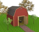 12x16 barn shed plans