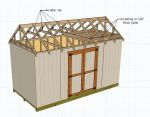 Adding a collar tie for your shed construction
