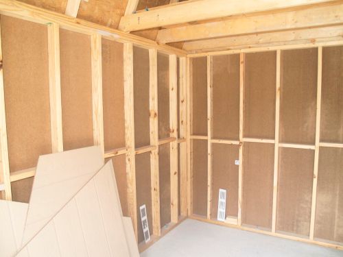 Nice big lofts in the 12x16 barn shed