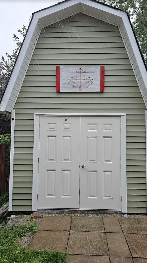 Another picture of Dave's 10x14 barn shed Another picture of Dave's 10x14 barn shed