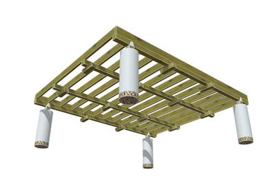 Shed Floor Anchors and Blocking