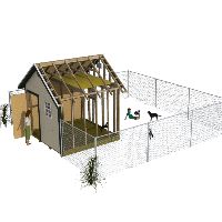 Dog kennel shed ideas