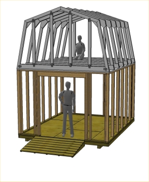 Shed Truss Plans, Shed Roof, Shed Roof Construction