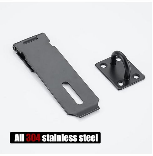 Hasp and staple lock used for shed door lock on  your shed