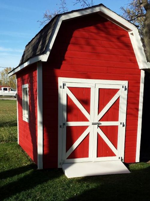 Shed where you can spend time talking and mending