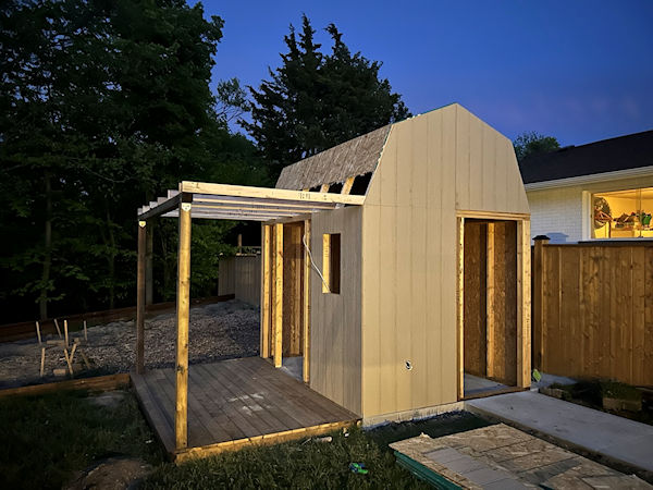 Johans 8x10 barn project Johans 8x10 barn project