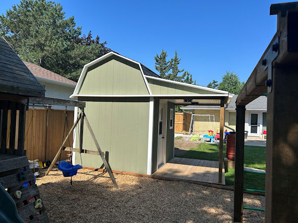 Johans 8x10 Barn Shed Looking good Johans 8x10 Barn Shed Looking good