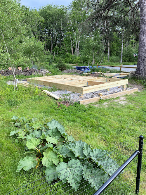 Kates shed floor isn't going anywhere!