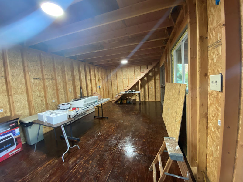 Lisa's shed shed part of the huge shed.