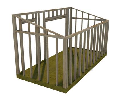 Lean To Shed Top Plates On Only 3 Walls
