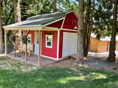 Paul's neat barn shed picture. Picture of Paul's awesome 12x22 barn