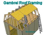 gambrel shed roof framing