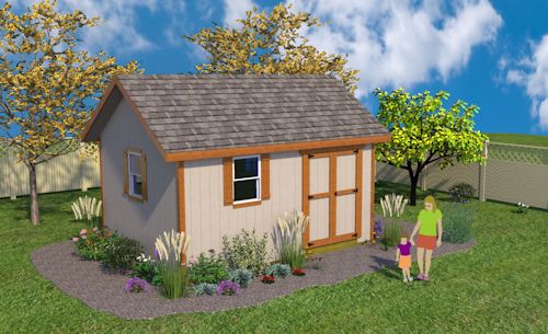 a render of sarahs garden shed