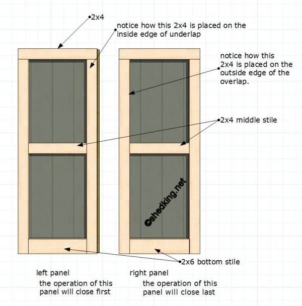 double shed doors