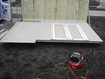 Another way to build shed doors