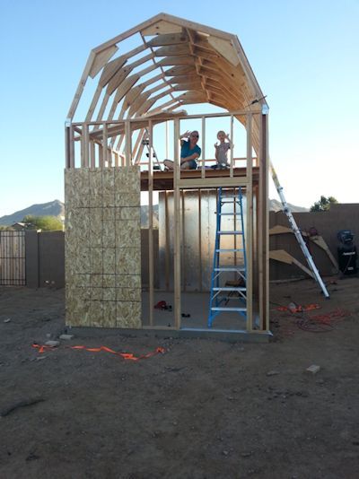 Building a Shed Loft Made Easy