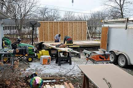 Hiring a shed professional will double your shed costs!