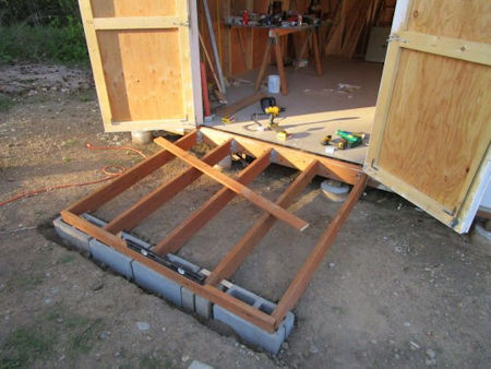 How To Build A Shed Ramp, Wooden Ramps For Storage Sheds