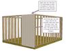 Squaring Up Shed Walls