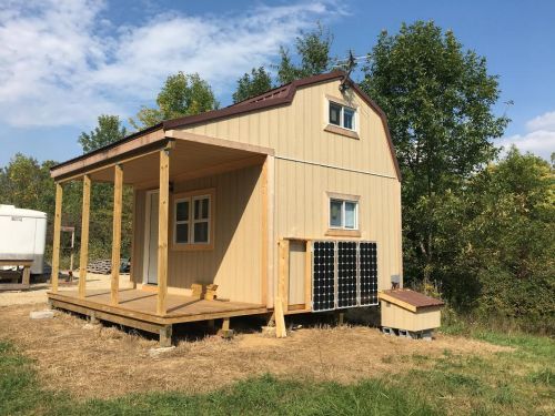 Tim's solar powered off grid shed Tim's solar powered off grid shed
