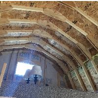 Picture of the huge loft area that can be used for sleeping arrangements. Picture of Tim's loft area