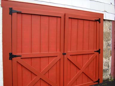 Diy shed door out of plywood  Achieve