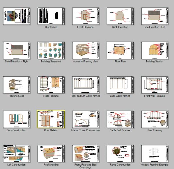 12x16 barn shed plan