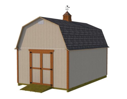 Build your 12x20 barn shed with these 12x20 shed plans.