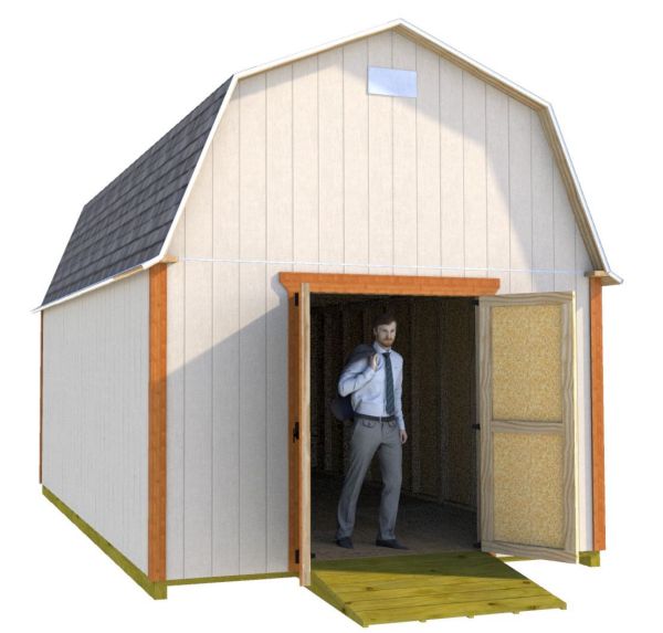 easy to use 12x20 barn shed plans