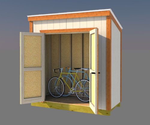 4x8 Lean To Shed Plans