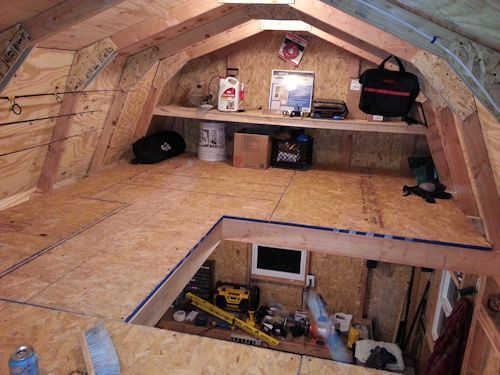 Building A Shed Loft Made Easy